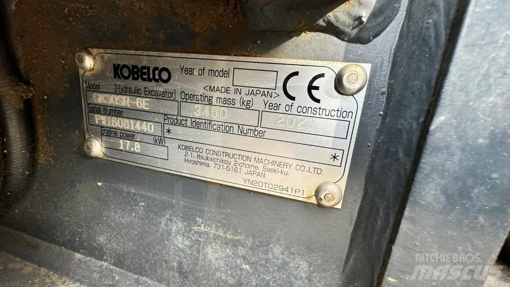 Kobelco SK 30 SR-6E Miniekskavaatorid < 7 t