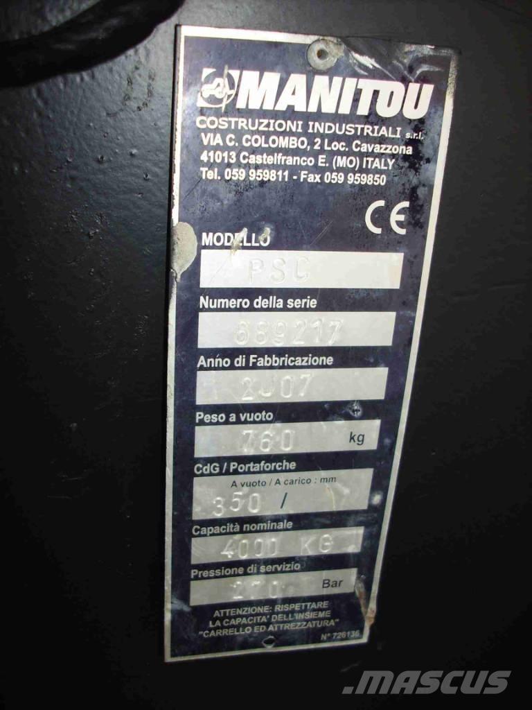 Manitou PSC4000 Muud