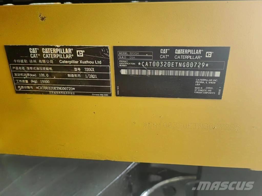 CAT 320GX Roomikekskavaatorid
