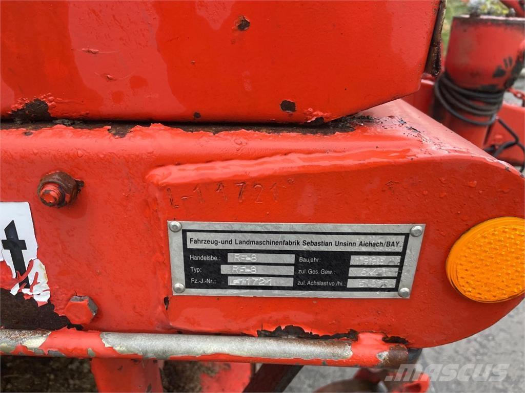 Unsinn RF-8 Täitekolud, puhurid ja lifitd