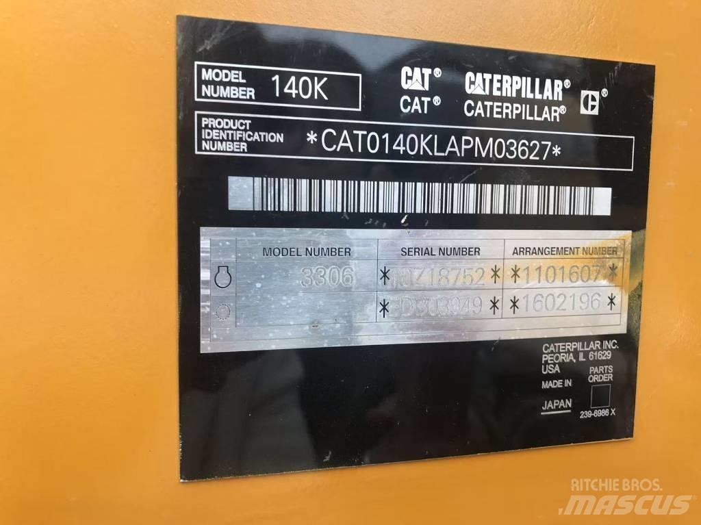CAT 140k Greiderid