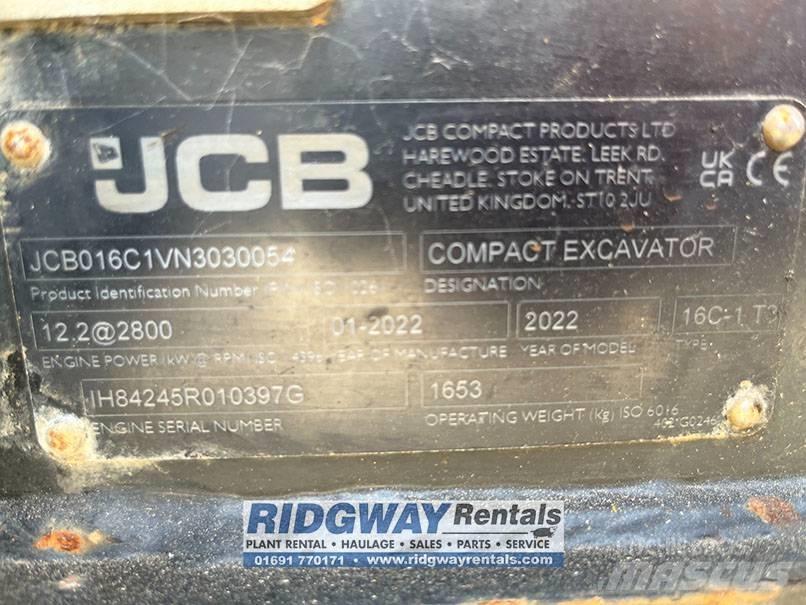 JCB 16 C-1 Miniekskavaatorid < 7 t