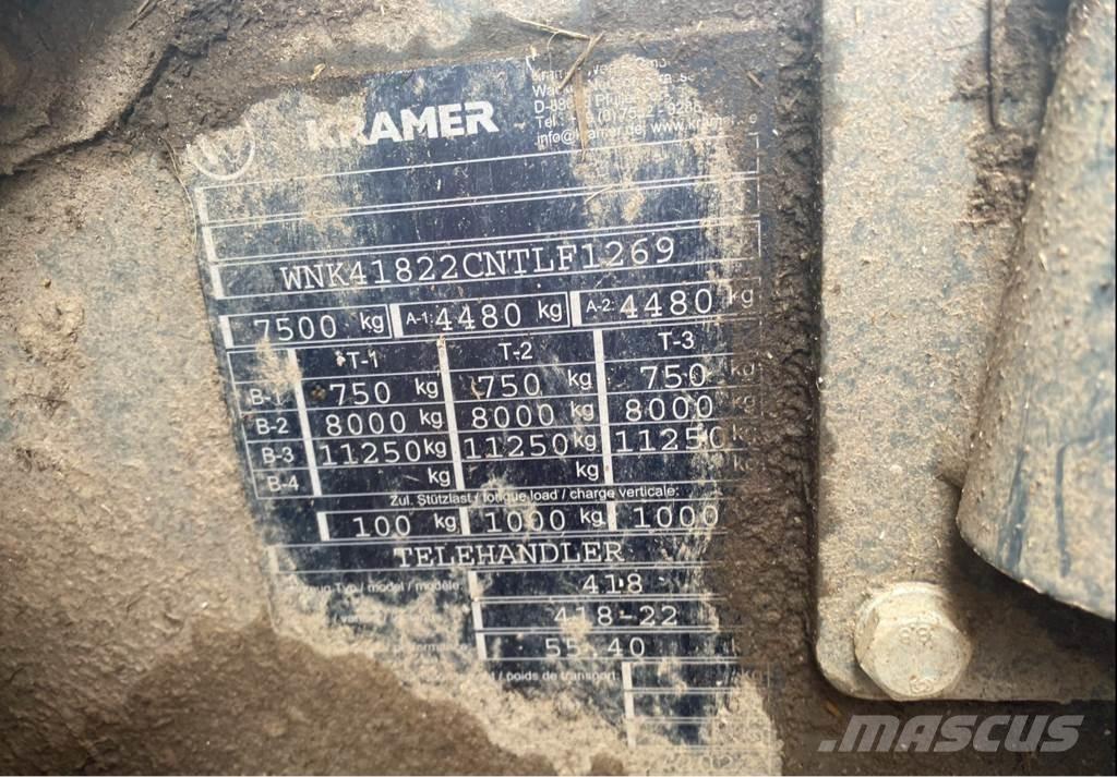 Kramer KT 276 Põllumajanduslikud teleskoopkäitlejad