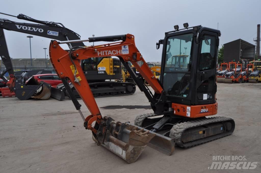 Hitachi ZX 26 U-6 Miniekskavaatorid < 7 t
