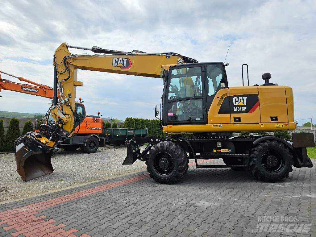 CAT M 316 F Ratasekskavaatorid