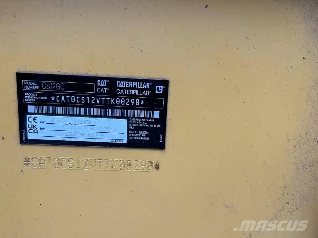 CAT CS 12 GC Ühe trumliga rullid