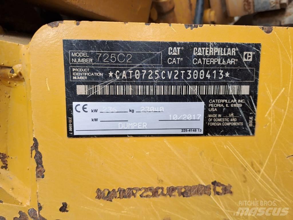 CAT 725C2 Liigendraamiga pinnaseveokid