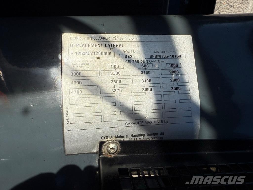 Toyota 8 FBMT 35 Elektritõstukid