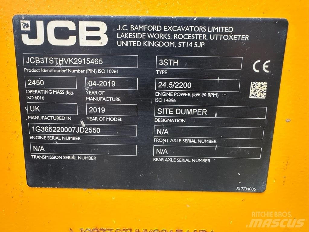 JCB 3STH SWIVEL Väikekallurid