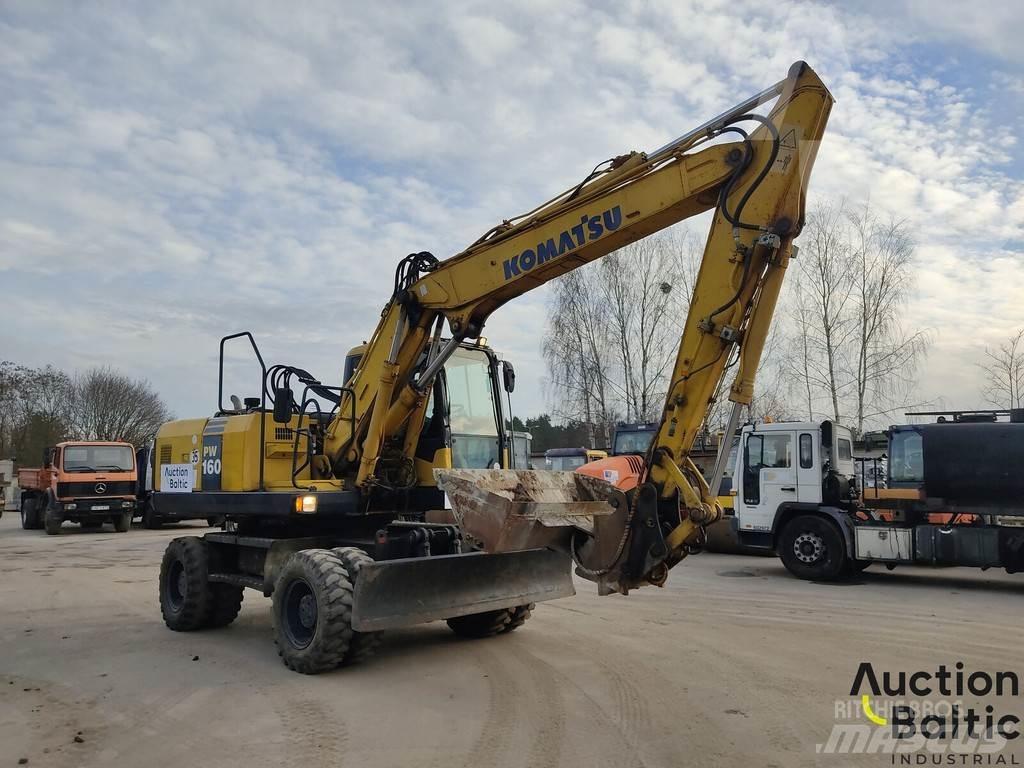 Komatsu PW160-7 Ratasekskavaatorid