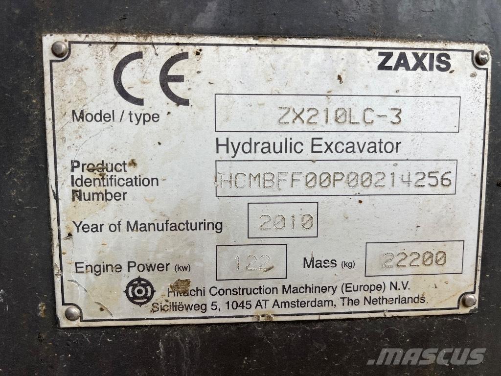 Hitachi ZX 210-3 Roomikekskavaatorid