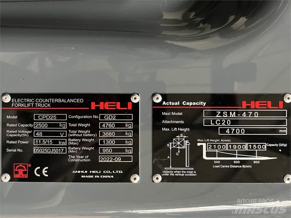 Heli CPD25 GD2 / NEU Elektritõstukid
