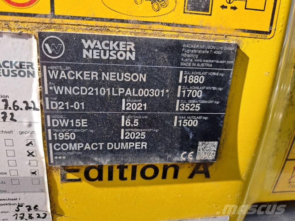 Wacker Neuson DW15e Väikekallurid