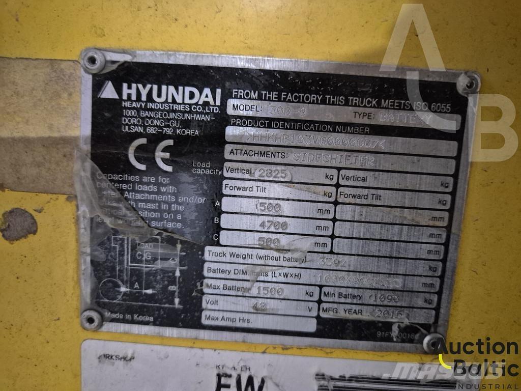 Hyundai 30B-9 Elektritõstukid