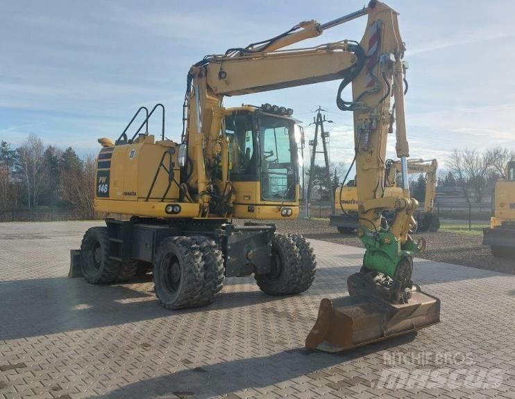Komatsu PW 148-10 Ratasekskavaatorid