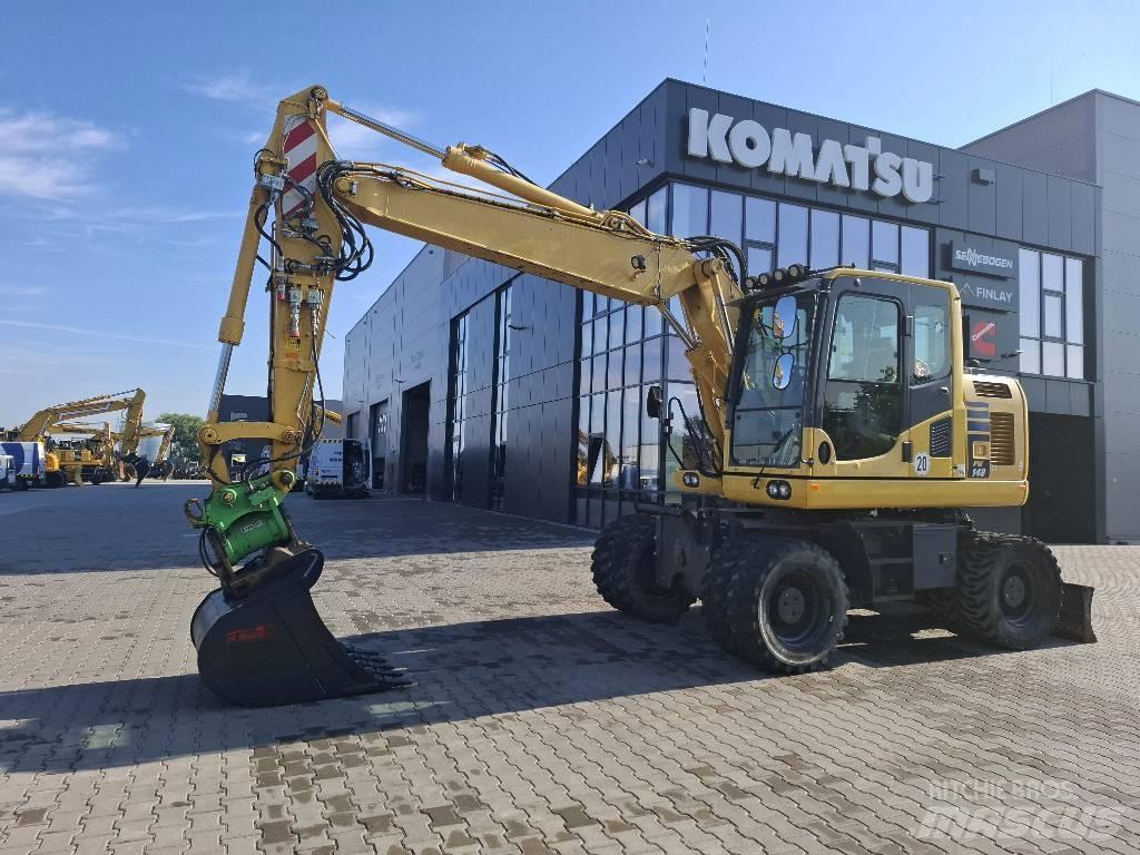 Komatsu PW 148-10 Ratasekskavaatorid