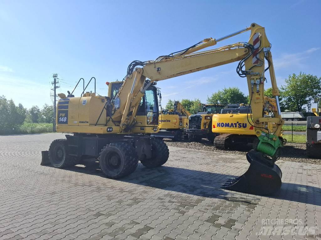 Komatsu PW 148-10 Ratasekskavaatorid