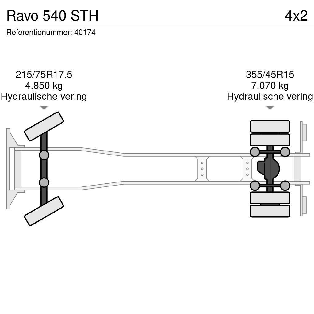 Ravo 540 STH Tänavapuhastusveokid