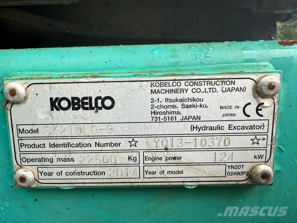 Kobelco SK 210 LC-9 Roomikekskavaatorid