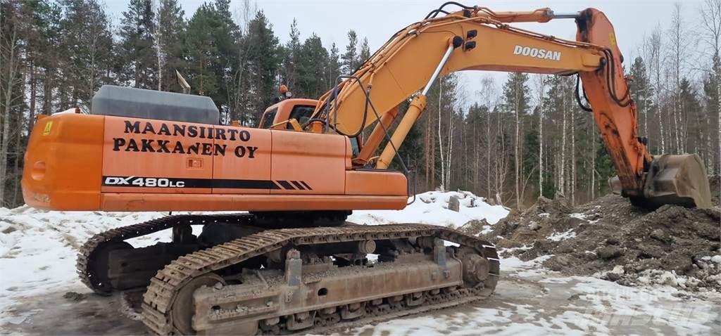 Doosan DX 480 LC Roomikekskavaatorid