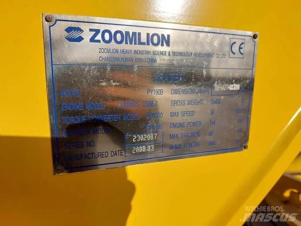 Zoomlion PY190B Greiderid
