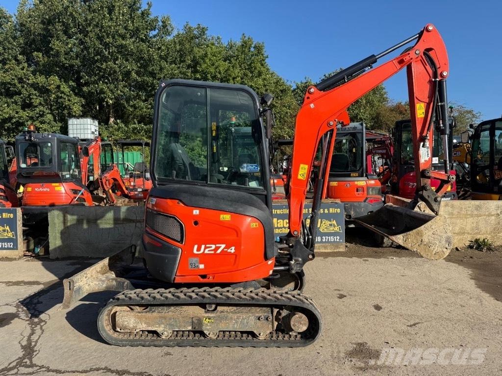 Kubota U 27-4 Miniekskavaatorid < 7 t