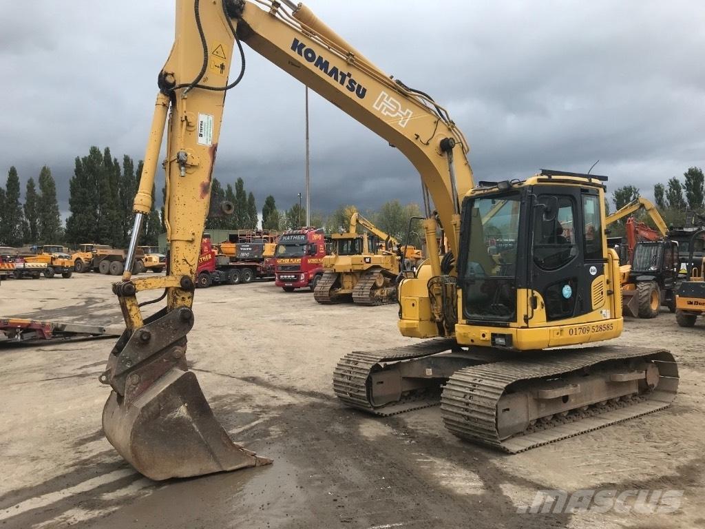 Komatsu PC 138 US-8 Roomikekskavaatorid