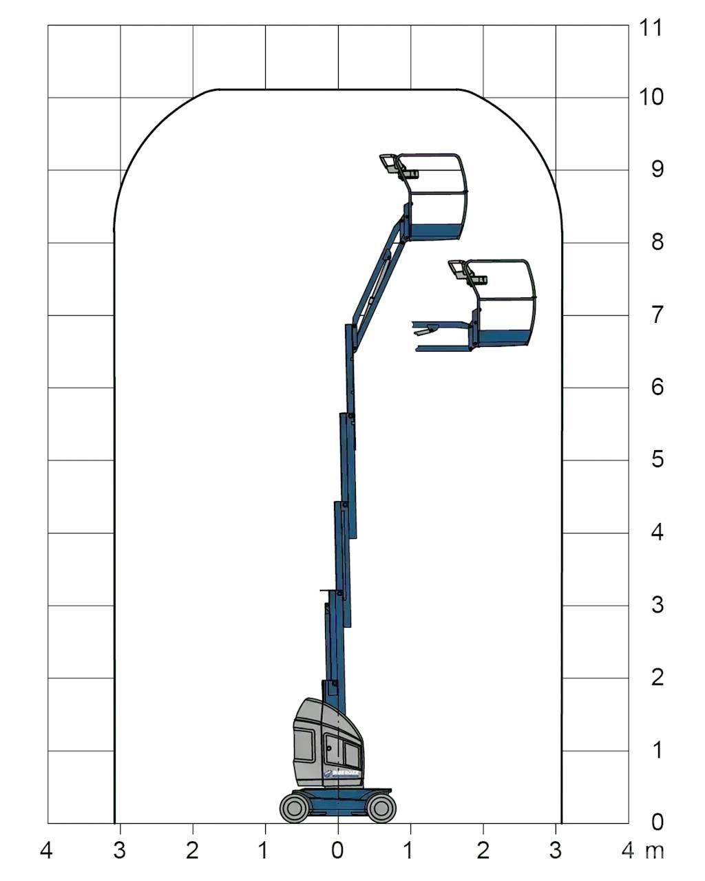 JLG Toucan 10E-L Iseliikuvad poomtõstukid