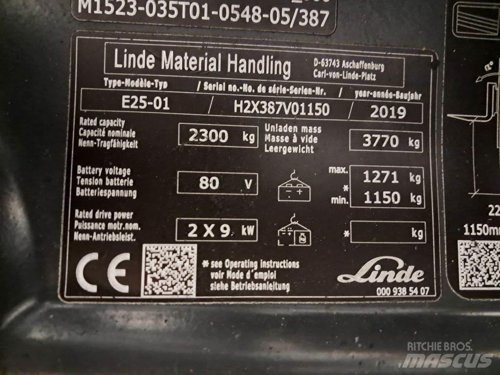 Linde E25-01 Elektritõstukid