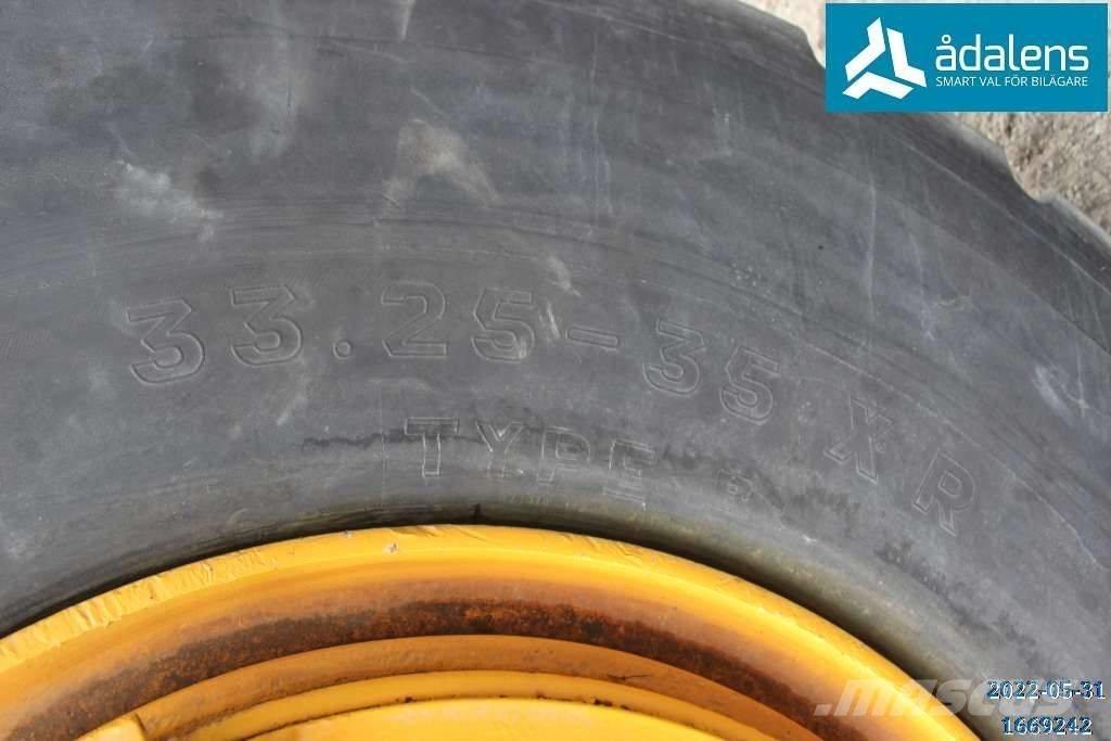  Dumper hjul 33.25-35 Rehvid, rattad ja veljed