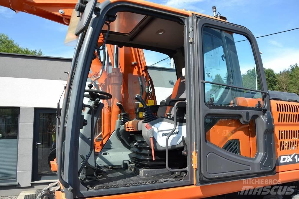 Doosan DX 140 W Ratasekskavaatorid