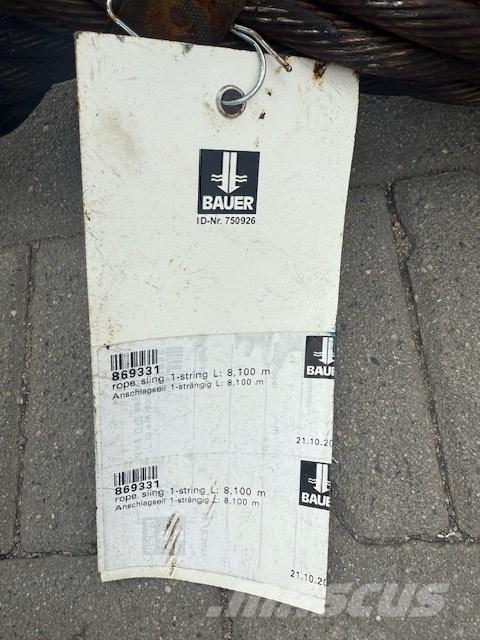 Bauer 2x lina Puurimisseadmete tarvikud ja varuosad