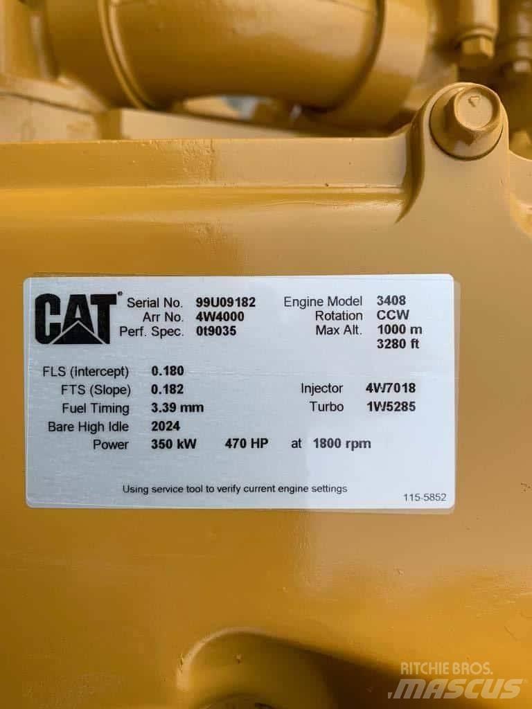 CAT 3408 DITA Merendusmootorid