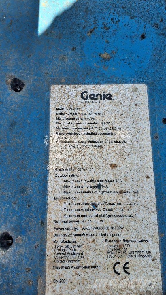 GENIE GS4047 Käärtõstukid