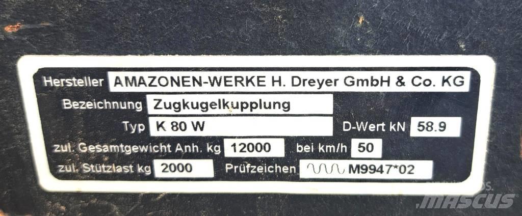 Amazone ZGB 8200 Mineraalväetise laoturid