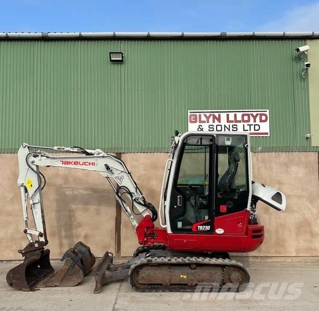 Takeuchi TB 230 Miniekskavaatorid < 7 t