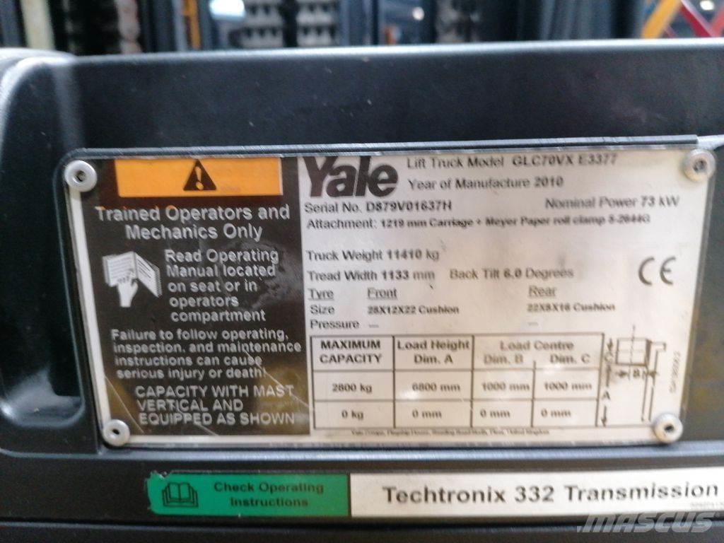 Yale VX70 Gaasitõstukid