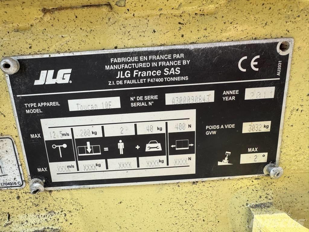 JLG Toucan 10 E Vertikaalsed mast tõstukid