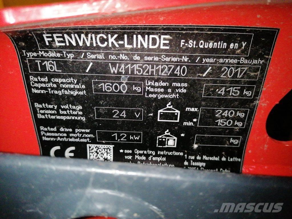 Linde T16L Elektriline alusesiirdaja