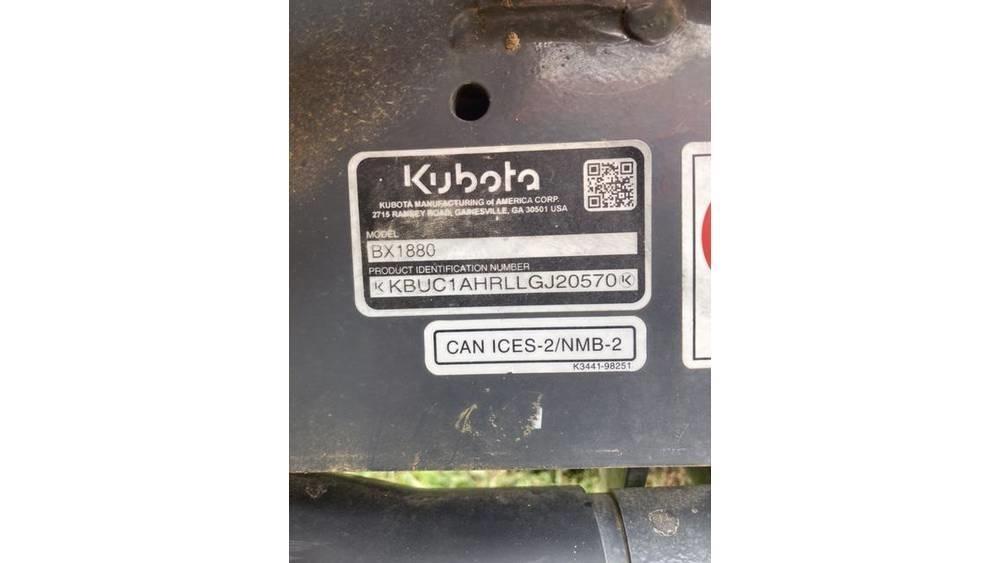 Kubota BX 1880 Traktorid