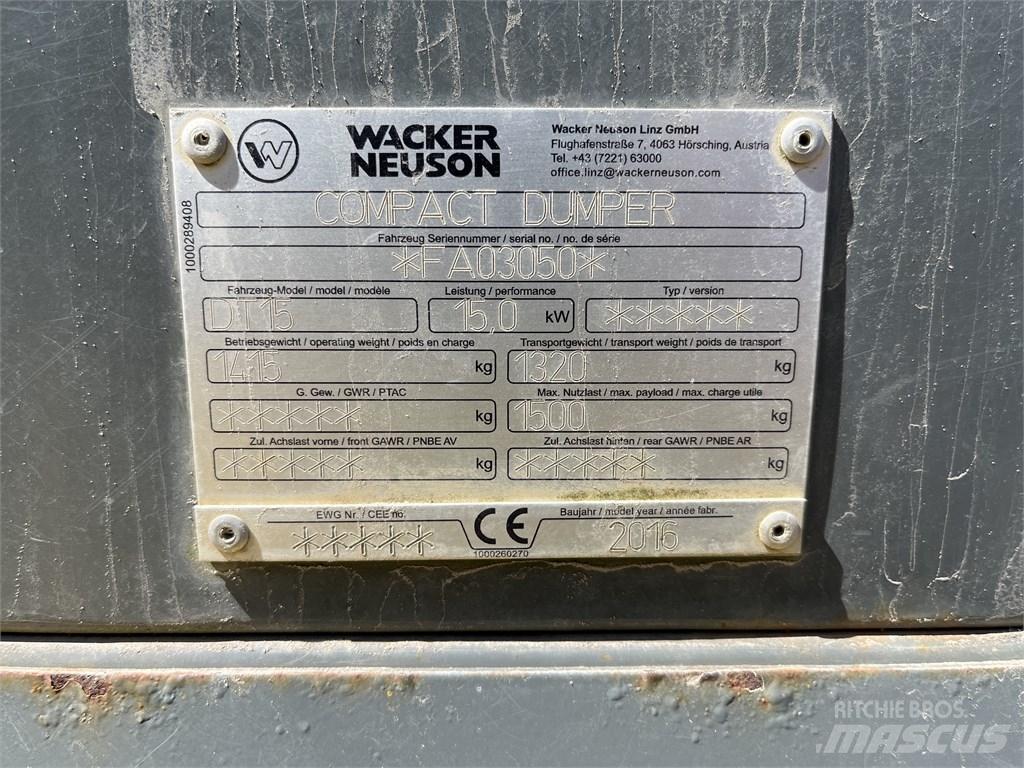 Wacker Neuson DT 15 Väikekallurid