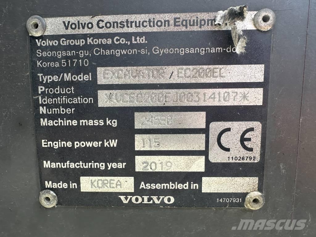 Volvo EC 200 EL Roomikekskavaatorid