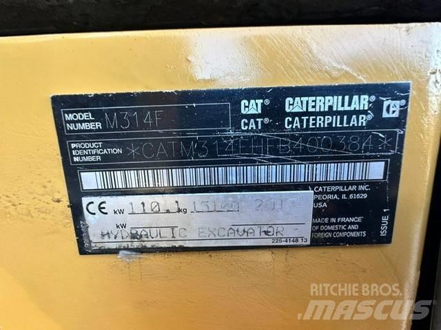 CAT M 314 F Ratasekskavaatorid