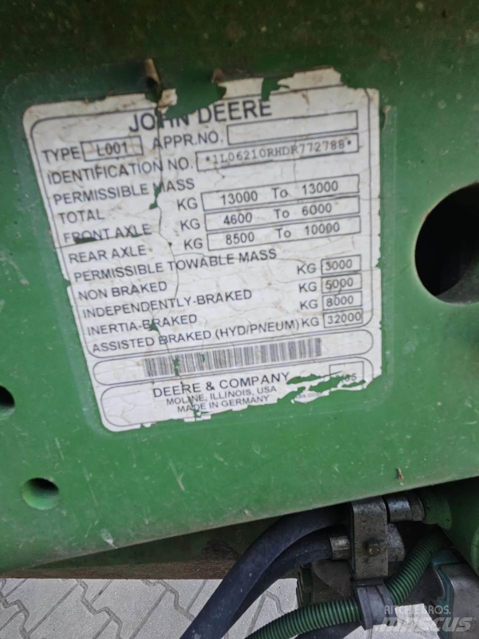 John Deere 6210R Traktorid