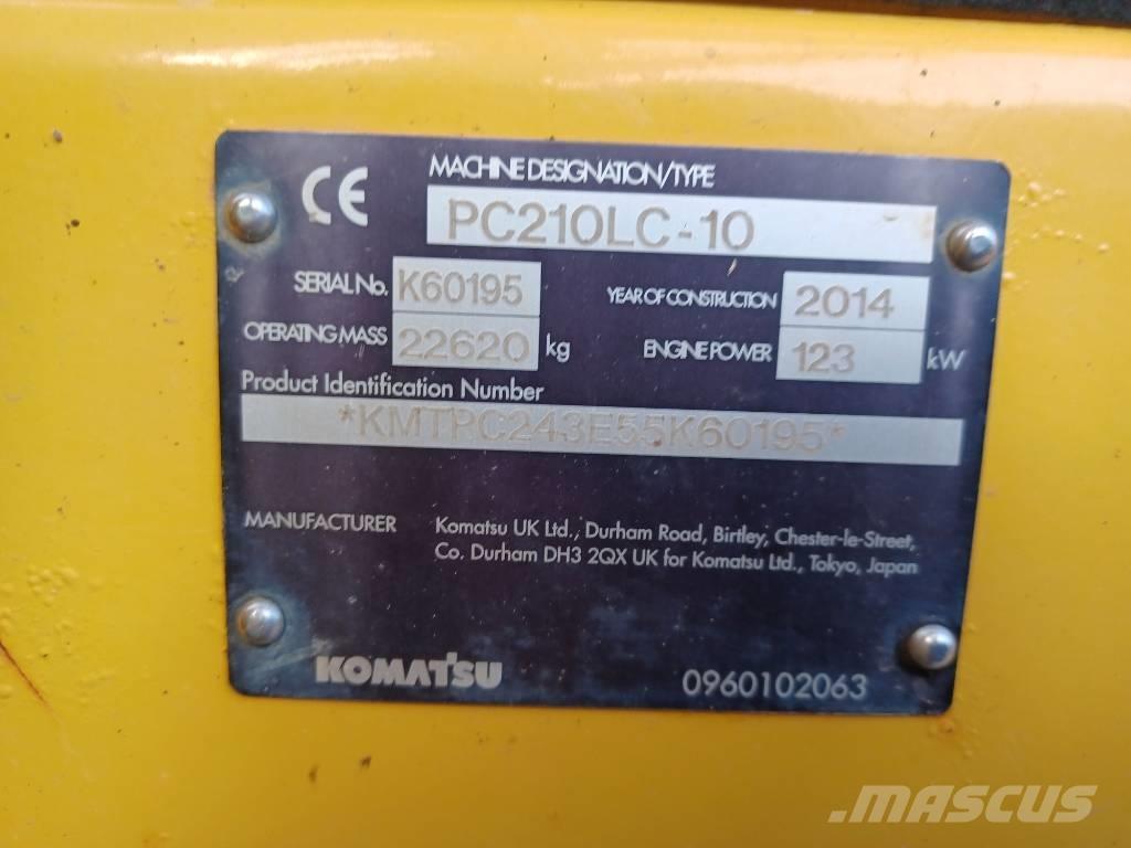 Komatsu PC 210 LC-10 Roomikekskavaatorid