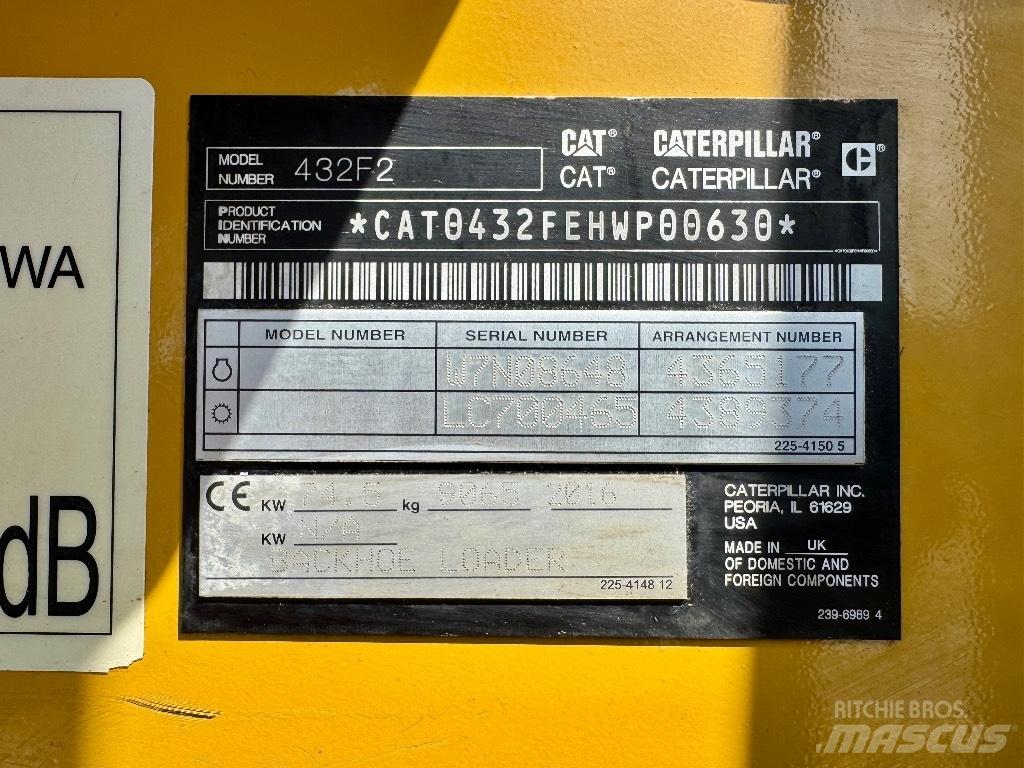 CAT 432F2 Ekskavaatorlaadurid