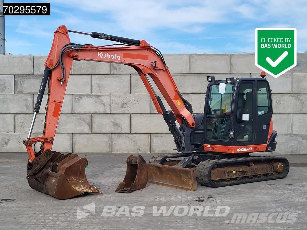 Kubota KX080-4a Miniekskavaatorid < 7 t