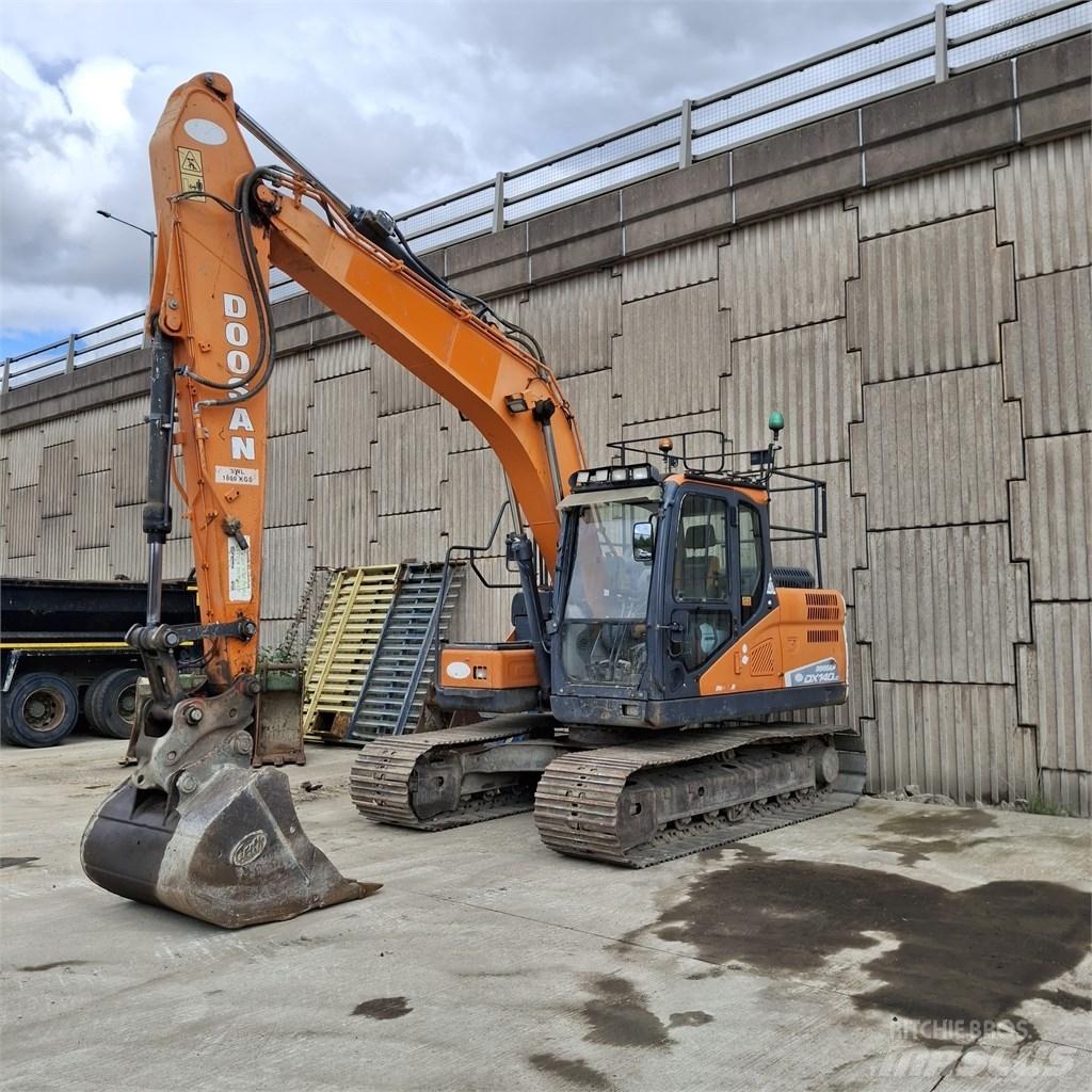 Doosan DX 140 LC Roomikekskavaatorid