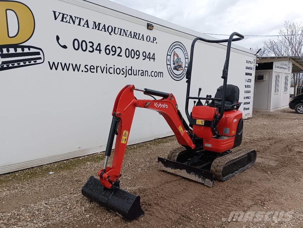 Kubota U 10 Miniekskavaatorid < 7 t