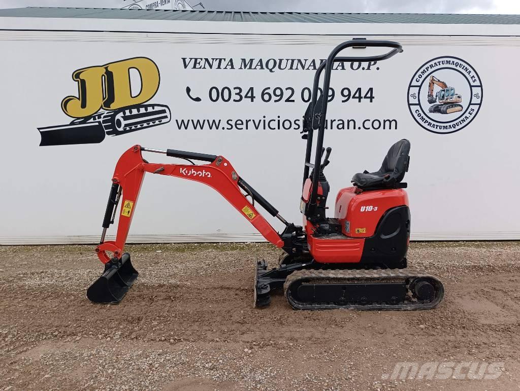 Kubota U 10 Miniekskavaatorid < 7 t